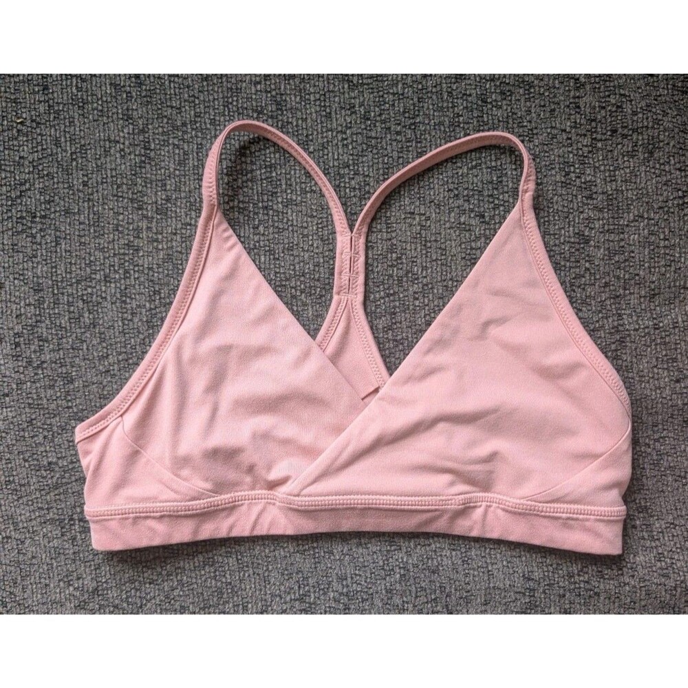 Patagonia Sports Bra Women M Pink Wireless Yoga Low Impact